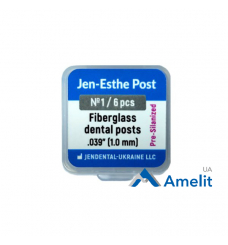 Штифти скловолоконні J-Esthe Post №1 (Jen-Dental), 6 шт./пак.